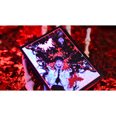 Crimson Maple Playing Cards by Evokad wwww.magiedirecte.com