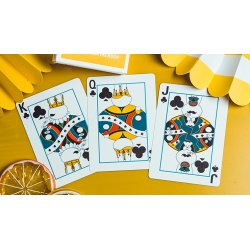 Gilded Milk Casino Deck (Gold) by Bacon Playing Card Company wwww.magiedirecte.com