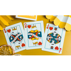 Gilded Milk Casino Deck (Silver) by Bacon Playing Card Company wwww.magiedirecte.com