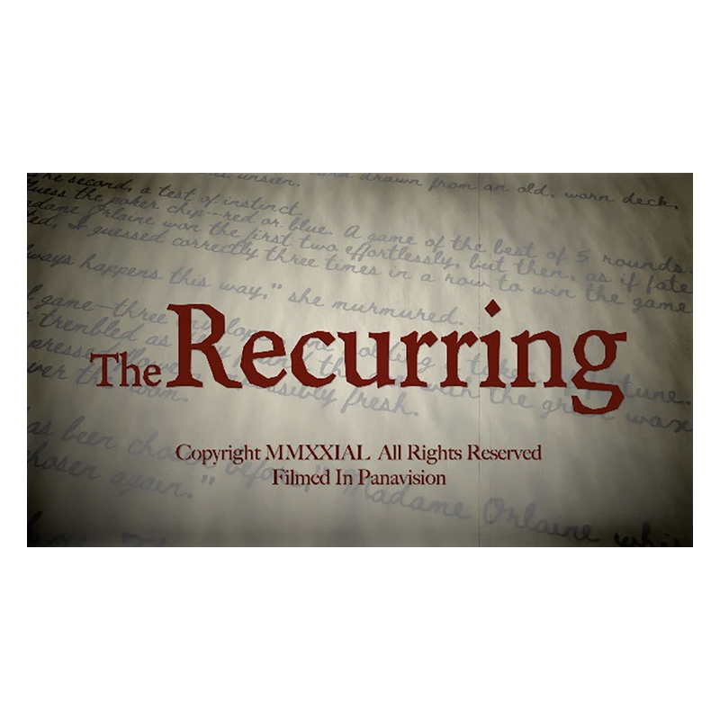 The Recurring by Dead Rebel wwww.magiedirecte.com