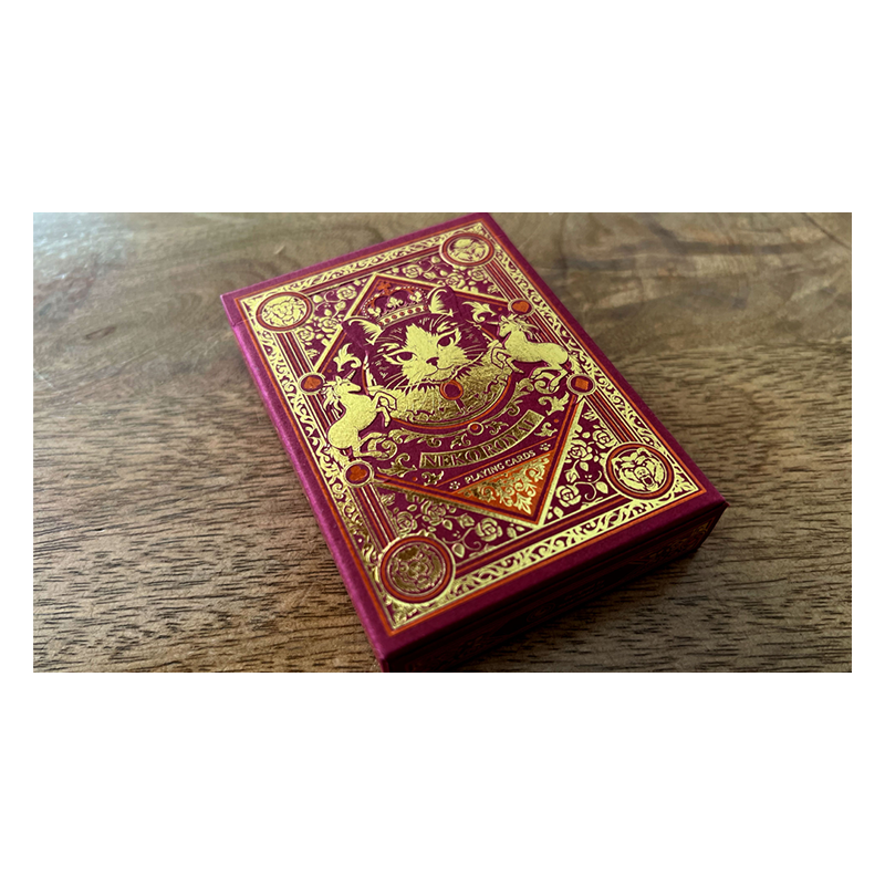 Neko Royal Red Playing Cards wwww.magiedirecte.com
