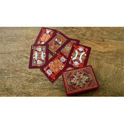 Neko Royal Red Playing Cards wwww.magiedirecte.com