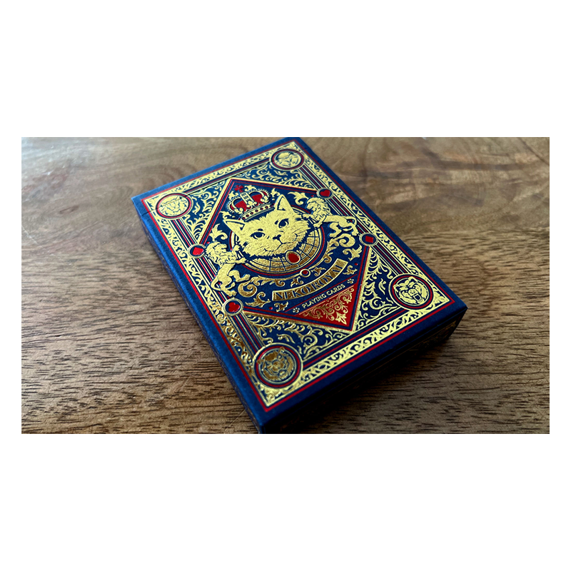 Neko Royal Blue Playing Cards wwww.magiedirecte.com