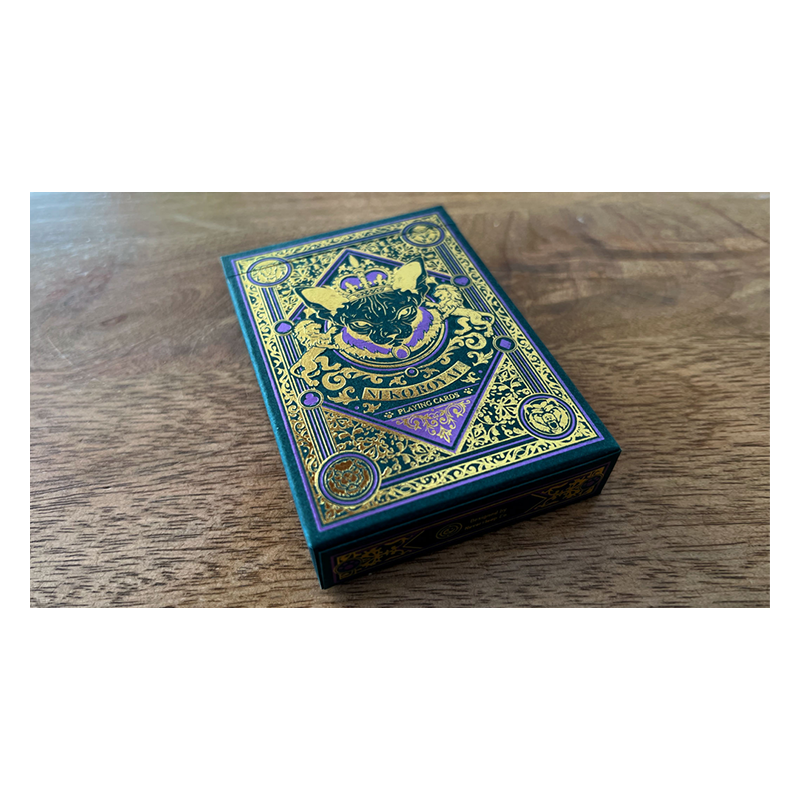 Neko Royal Green Playing Cards wwww.magiedirecte.com