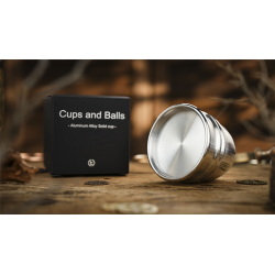 Aluminum Alloy Cups and Balls Matching Solid Cup by TCC Magic wwww.magiedirecte.com