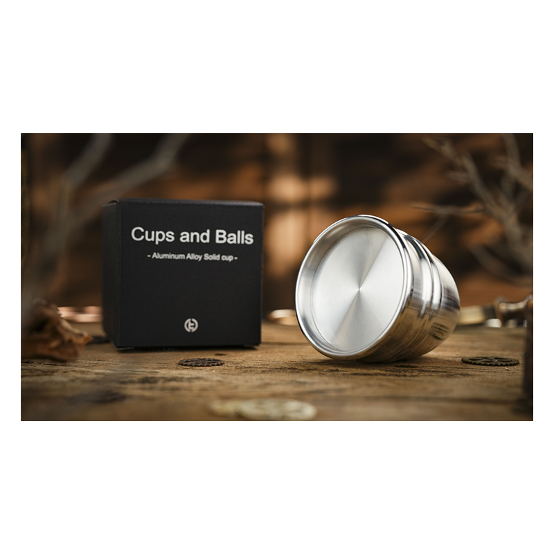 Aluminum Alloy Cups and Balls Matching Solid Cup by TCC Magic wwww.magiedirecte.com