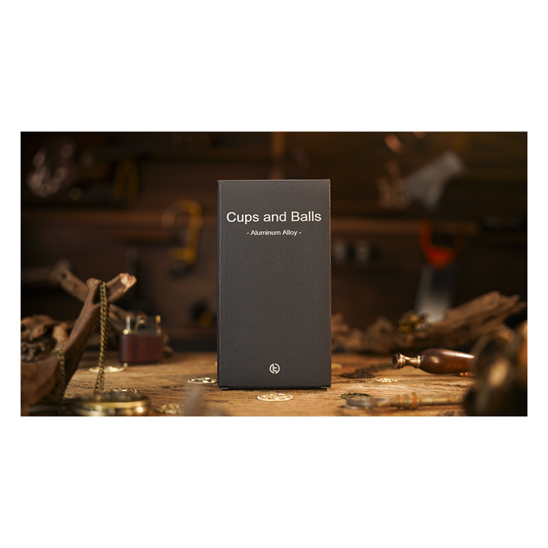 Aluminum Alloy Cups and Balls Set by TCC Magic wwww.magiedirecte.com