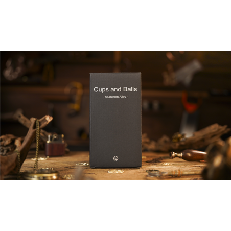 Aluminum Alloy Cups and Balls Set by TCC Magic wwww.magiedirecte.com