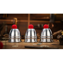 Aluminum Alloy Cups and Balls Set by TCC Magic wwww.magiedirecte.com