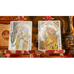 Mucha Special Edition Playing Cards by 52 MUSÃE wwww.magiedirecte.com