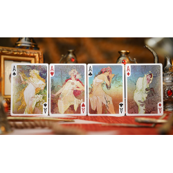 Mucha Special Edition Playing Cards by 52 MUSÃE wwww.magiedirecte.com