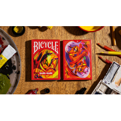 Bicycle Sari Sari (Code Red Edition) Playing Cards wwww.magiedirecte.com