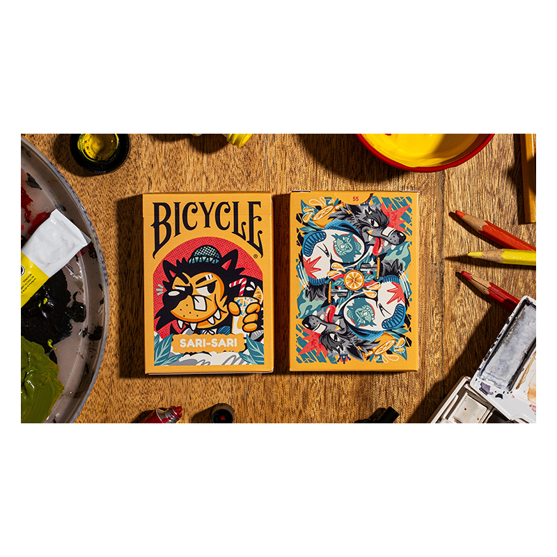 Bicycle Sari Sari (Lemonade Edition) Playing Cards wwww.magiedirecte.com
