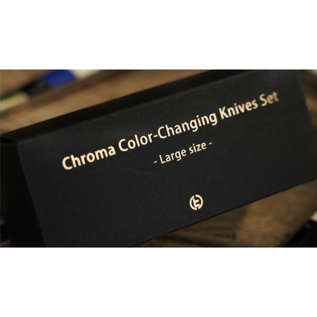 Chroma Color-Changing Knives Set (Large Size) by TCC Magic wwww.magiedirecte.com