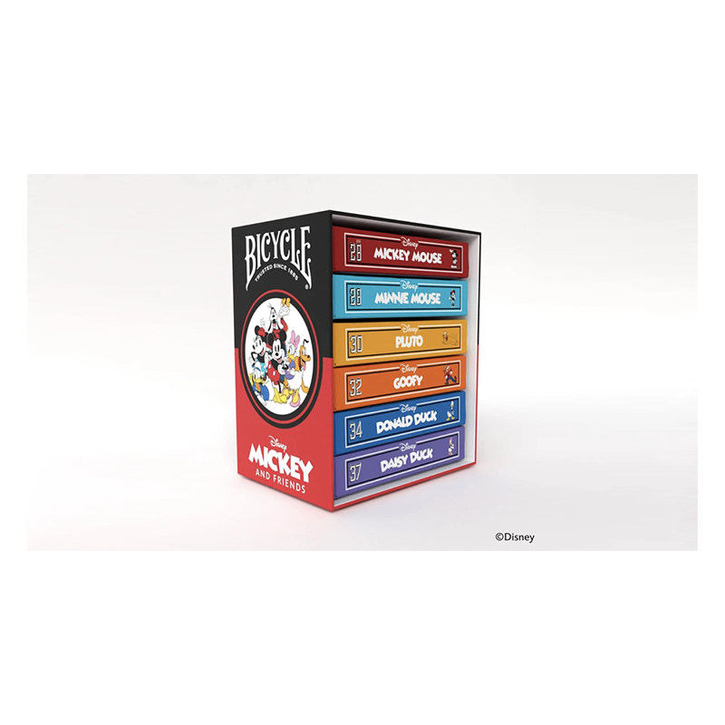 Bicycle Disney Mickey and Friends Box Set by US Playing Card Co wwww.magiedirecte.com