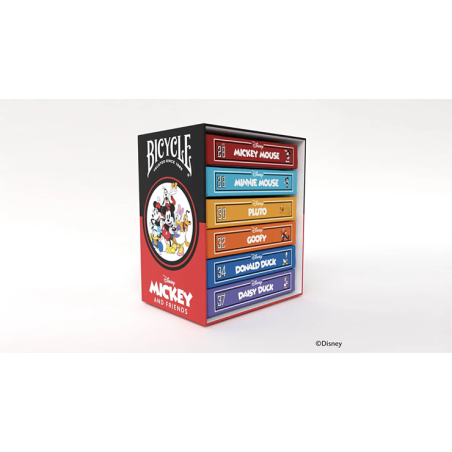 Bicycle Disney Mickey and Friends Box Set by US Playing Card Co wwww.magiedirecte.com