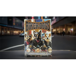 Biker Dogs Playing Cards by Collectable Playing Cards wwww.magiedirecte.com