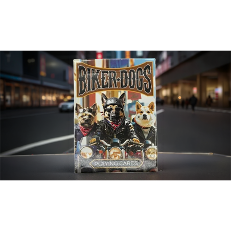 Biker Dogs Playing Cards by Collectable Playing Cards wwww.magiedirecte.com