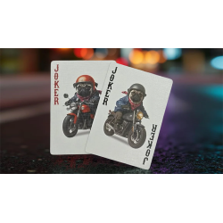 Biker Dogs Playing Cards by Collectable Playing Cards wwww.magiedirecte.com