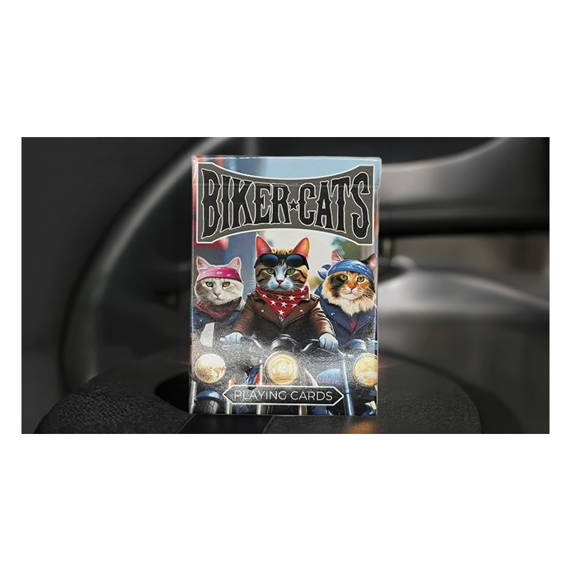 Biker Cats Playing Cards by Collectable Playing Cards wwww.magiedirecte.com