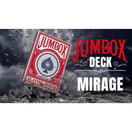 Jumbox Mirage Deck (Red) by Magic Dream wwww.magiedirecte.com