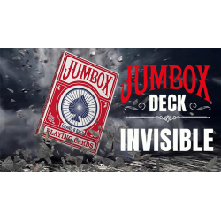 Jumbox Invisible Deck (Red) by Magic Dream wwww.magiedirecte.com