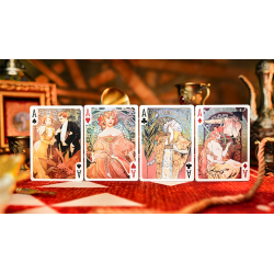 Mucha Standard Playing Cards by 52 MUSÃE wwww.magiedirecte.com