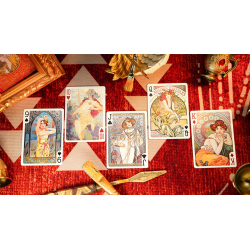 Mucha Standard Playing Cards by 52 MUSÃE wwww.magiedirecte.com