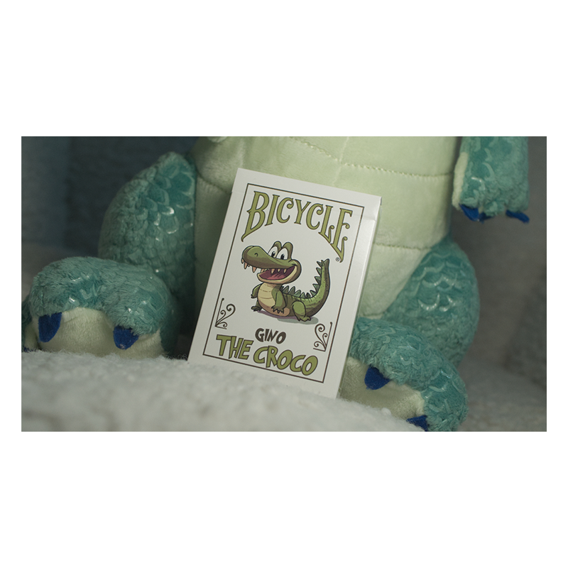 Bicycle Gino the Croco Playing Cards wwww.magiedirecte.com