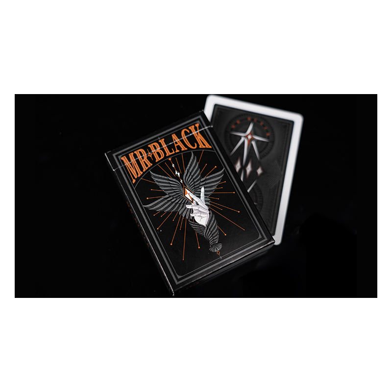 Mr. Black V1 (Black) Playing Cards wwww.magiedirecte.com