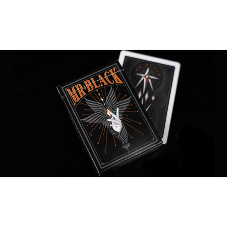 Mr. Black V1 (Black) Playing Cards wwww.magiedirecte.com