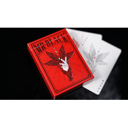 Mr. Black V1 (Red) Playing Cards wwww.magiedirecte.com