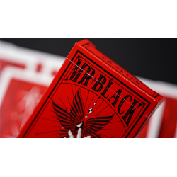 Mr. Black V1 (Red) Playing Cards wwww.magiedirecte.com
