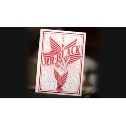 Mr. Black V2 (Red) Playing Cards wwww.magiedirecte.com