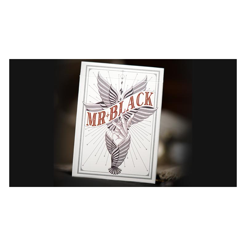 Mr. Black V2 (Gray) Playing Cards wwww.magiedirecte.com