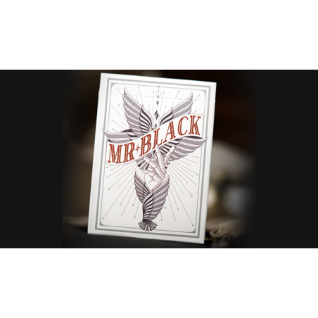 Mr. Black V2 (Gray) Playing Cards wwww.magiedirecte.com