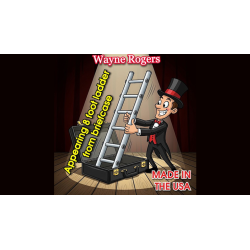 Wayne Rogers Appearing 8 Foot Ladder from Briefcase by Big Guys Magic wwww.magiedirecte.com