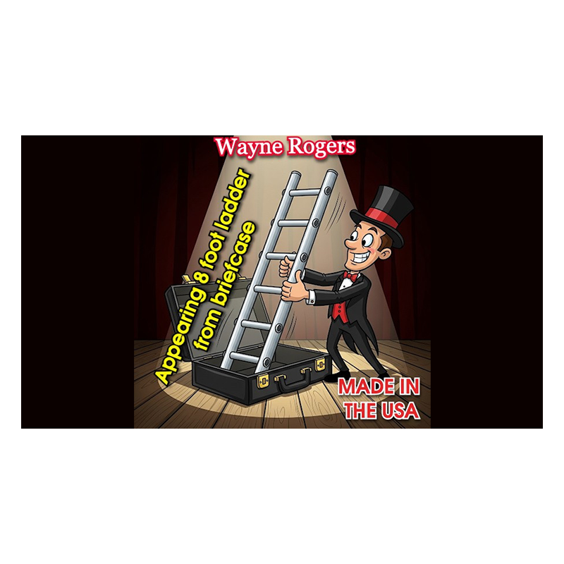 Wayne Rogers Appearing 8 Foot Ladder from Briefcase by Big Guys Magic wwww.magiedirecte.com