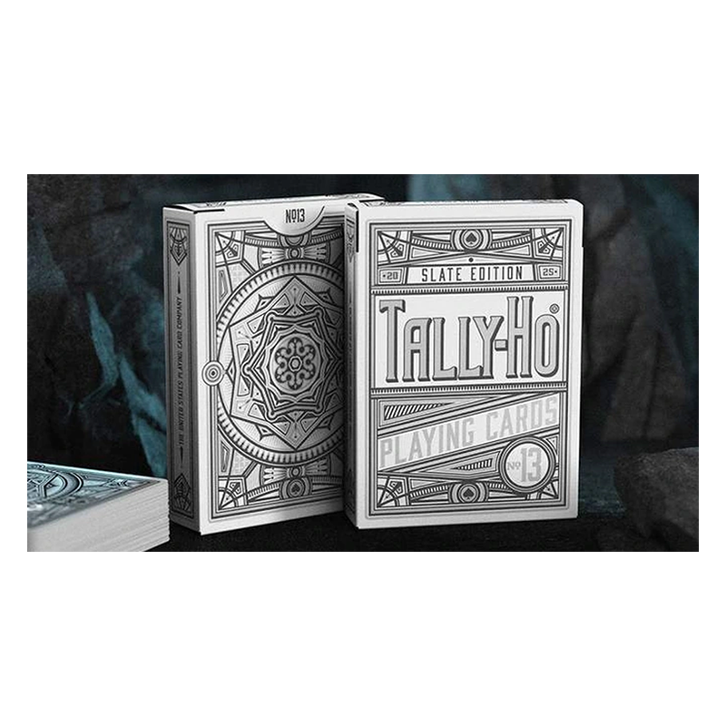 Slate Tally-Ho Playing Cards by Kings Wild Project wwww.magiedirecte.com
