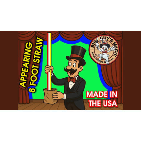 Appearing Straw - 8 Foot By Big Guys Magic wwww.magiedirecte.com