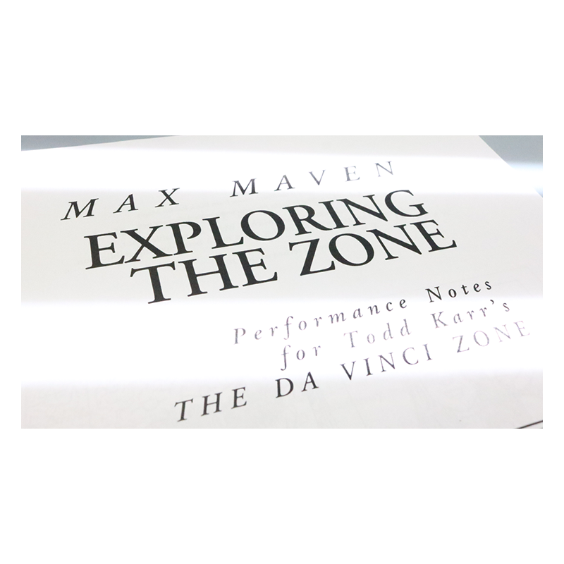 Max Maven's Exploring the Zone and The Da Vinci Zone wwww.magiedirecte.com