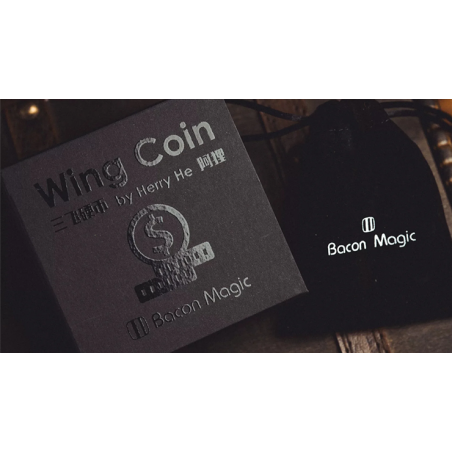 Wing Coin by Harry He & Bacon Magic wwww.magiedirecte.com
