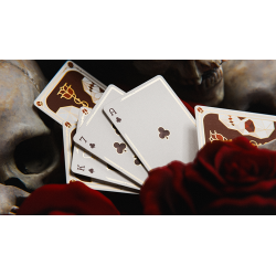 Skulls & Roses Playing Cards (Gilded Edition) wwww.magiedirecte.com
