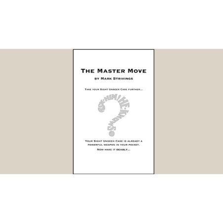 The Master Move by Mark Strivings wwww.magiedirecte.com
