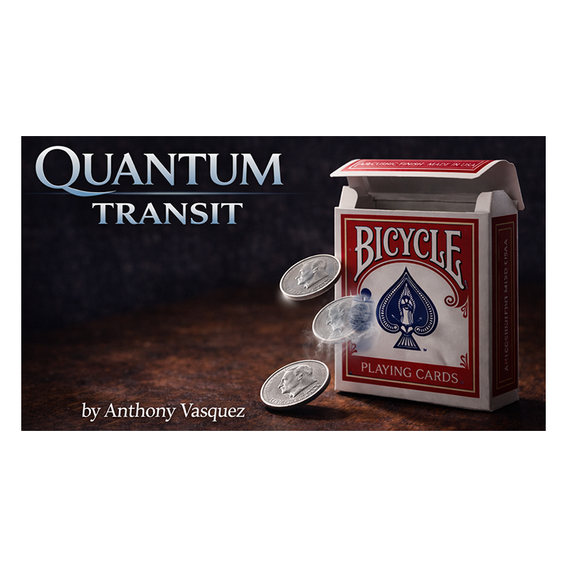 Quantum Transit (Red) by Anthony Vasquez wwww.magiedirecte.com