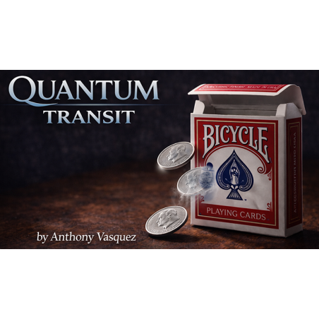 Quantum Transit (Red) by Anthony Vasquez wwww.magiedirecte.com