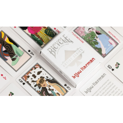 Bicycle Bijou Karman Purp/Red Box Set by US Playing Cards wwww.magiedirecte.com