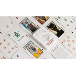 Bicycle Jean-Michel Basquiat (Box Set Red/Blue) by US Playing Cards wwww.magiedirecte.com