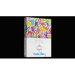 Bicycle Keith Haring (Box Set Red and Blue) Playing Cars by US Playing Cards wwww.magiedirecte.com