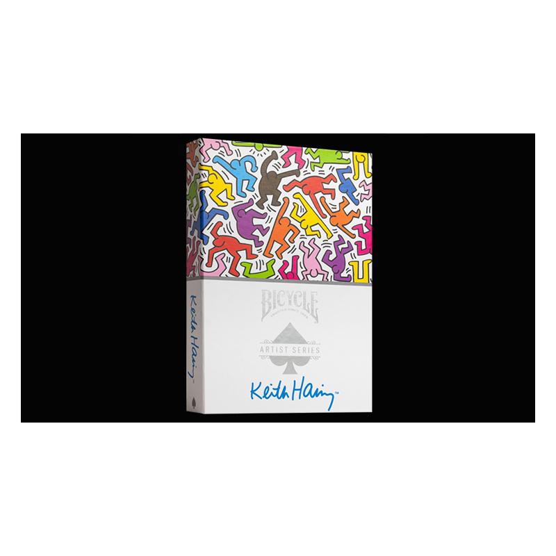 Bicycle Keith Haring (Box Set Red and Blue) Playing Cars by US Playing Cards wwww.magiedirecte.com